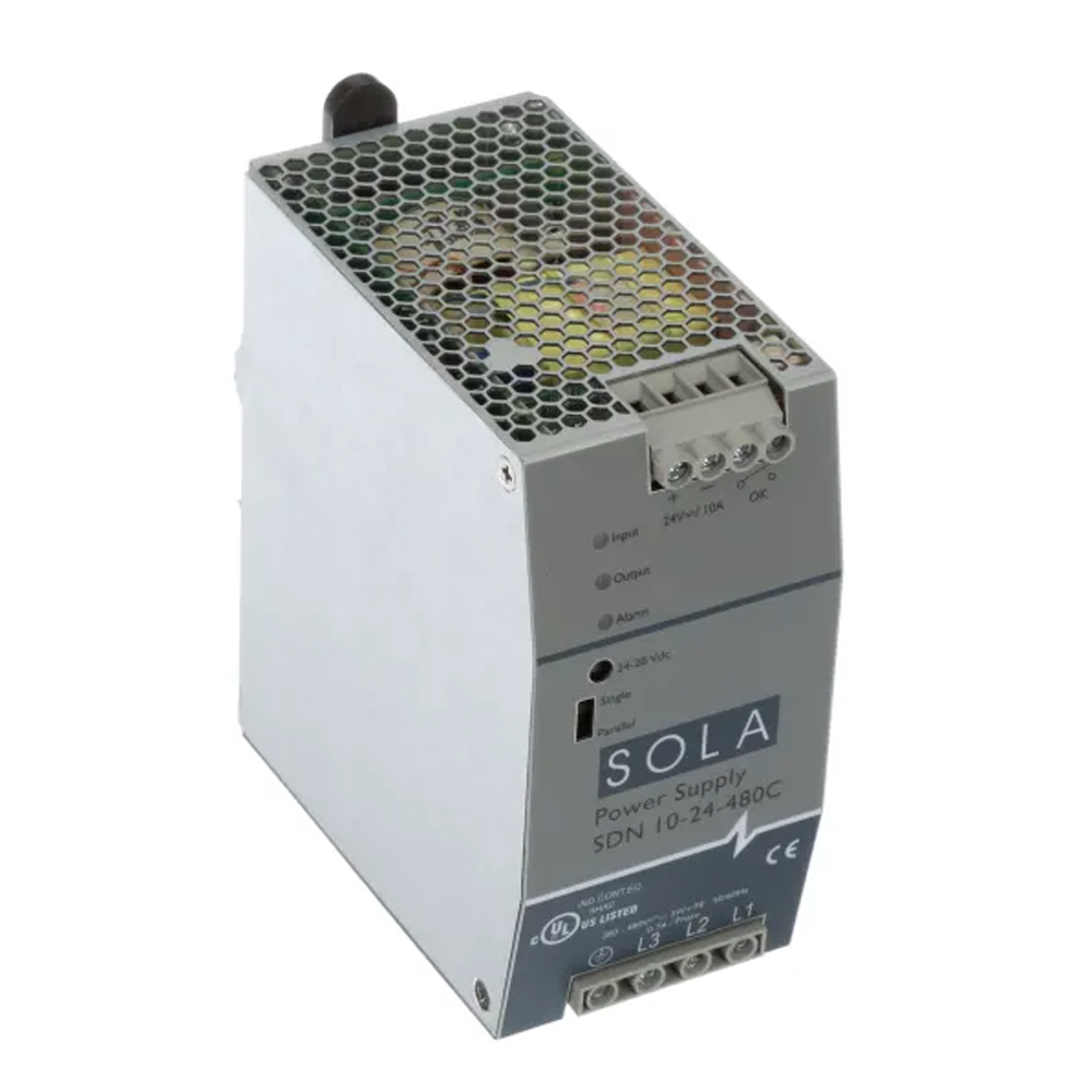 SDN1024480C SOLAHD SDN-C THREE PHASE DIN POWER SUPPLY, 240W, 24V OUTPUT, 380-480VAC INPUT (SDN 10-24-480C)